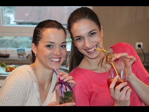 Leckere Party-Bowle und Cocktails mit Sabine / Wie entkerne ich einen Granatapfel? SUPER TIPP!